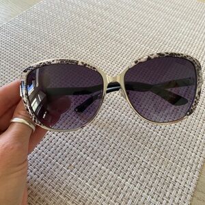 “Snakeskin” framed cat-eye Sunglasses